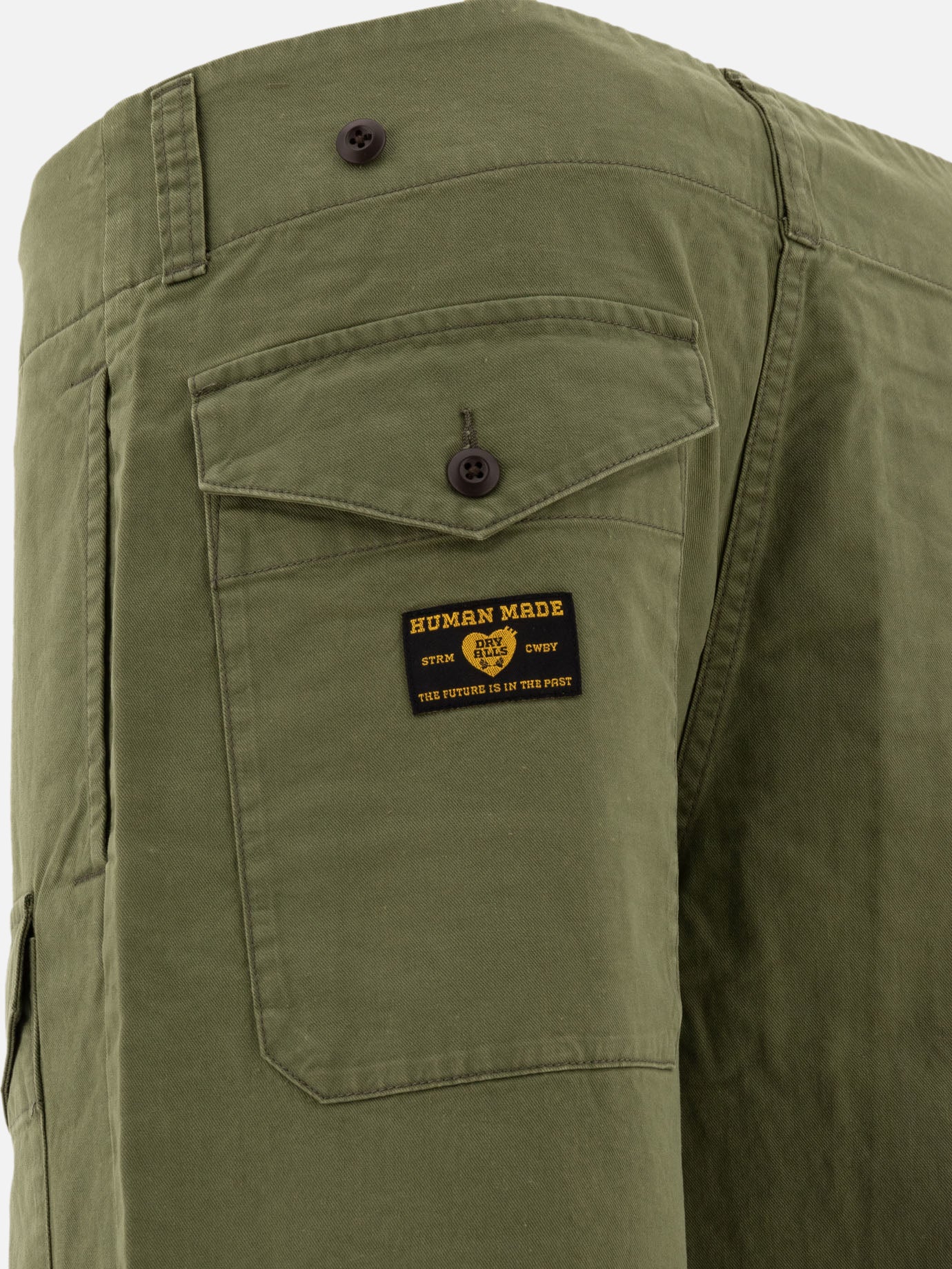 Human Made Straight-leg cargo trousers Green