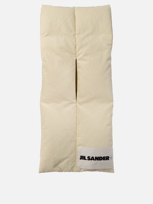 Jil Sander Scarf with patch Beige