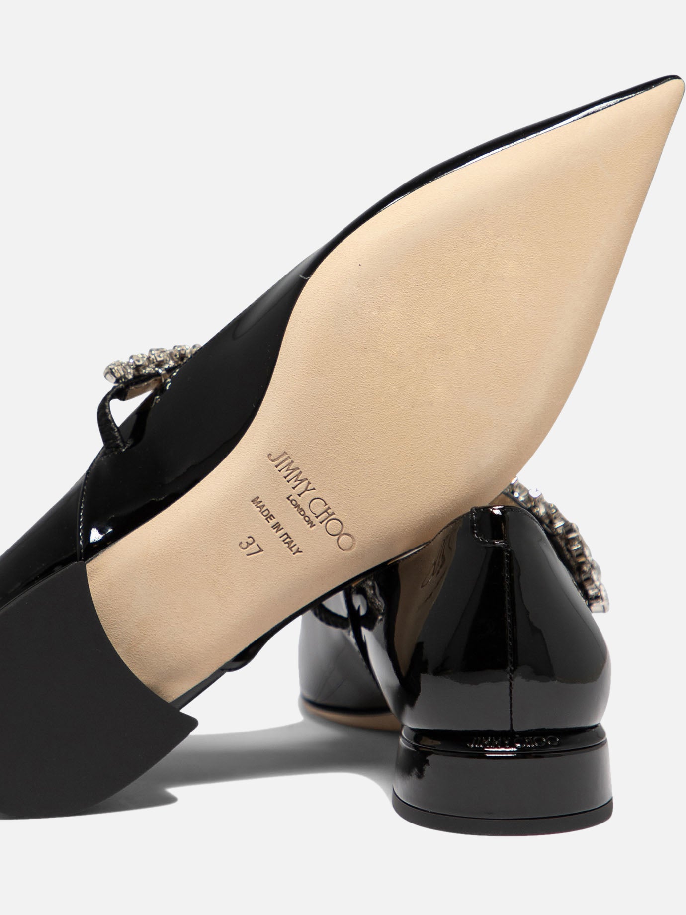 Mary Jane ballet flats 100% patent leather - 100% leather  Black - Jimmy Choo Women | PDP | VIETTI Online Store | thumbnail_5