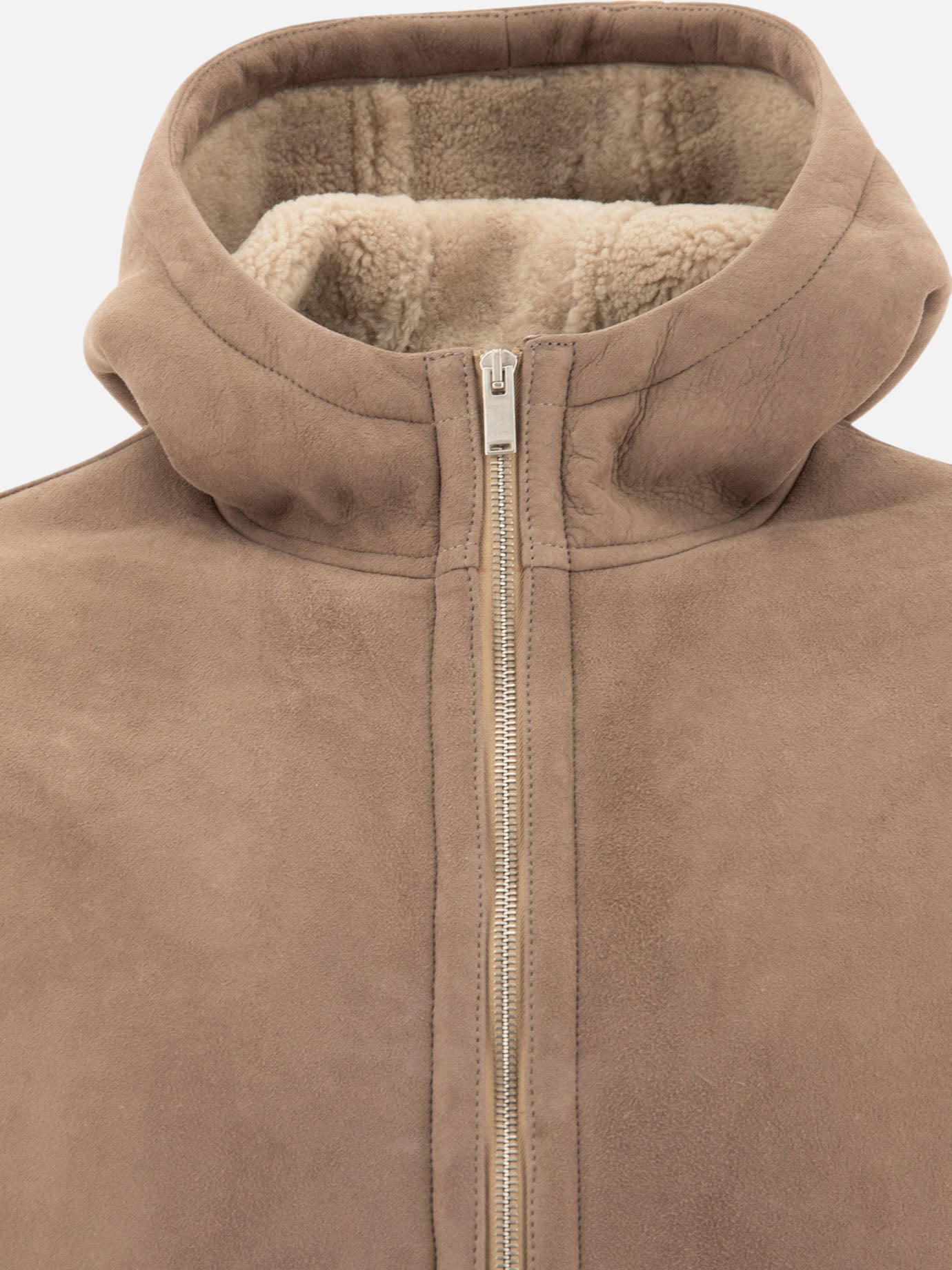 Lardini Shearling jacket Beige