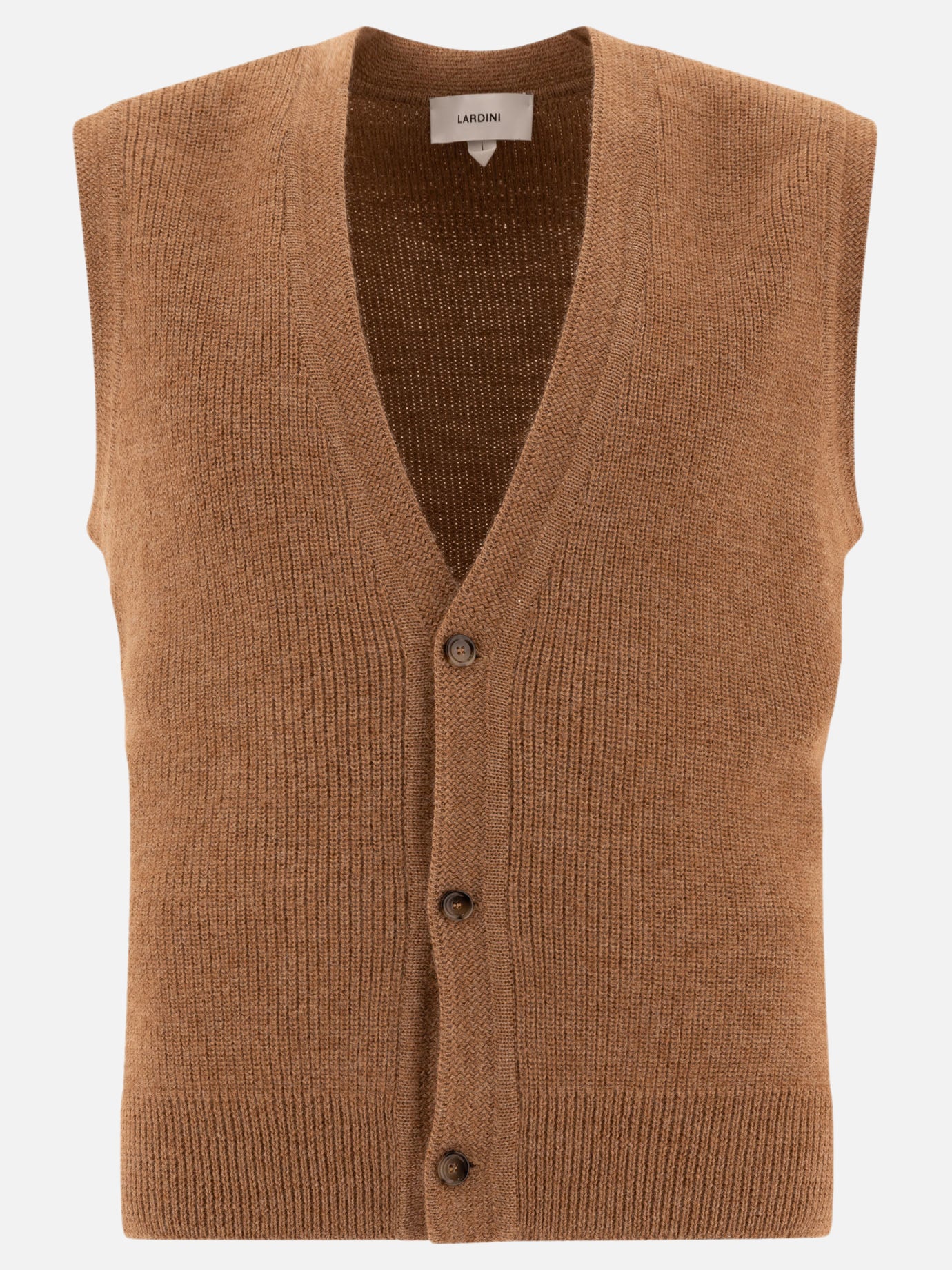 Wool and alpaca vest