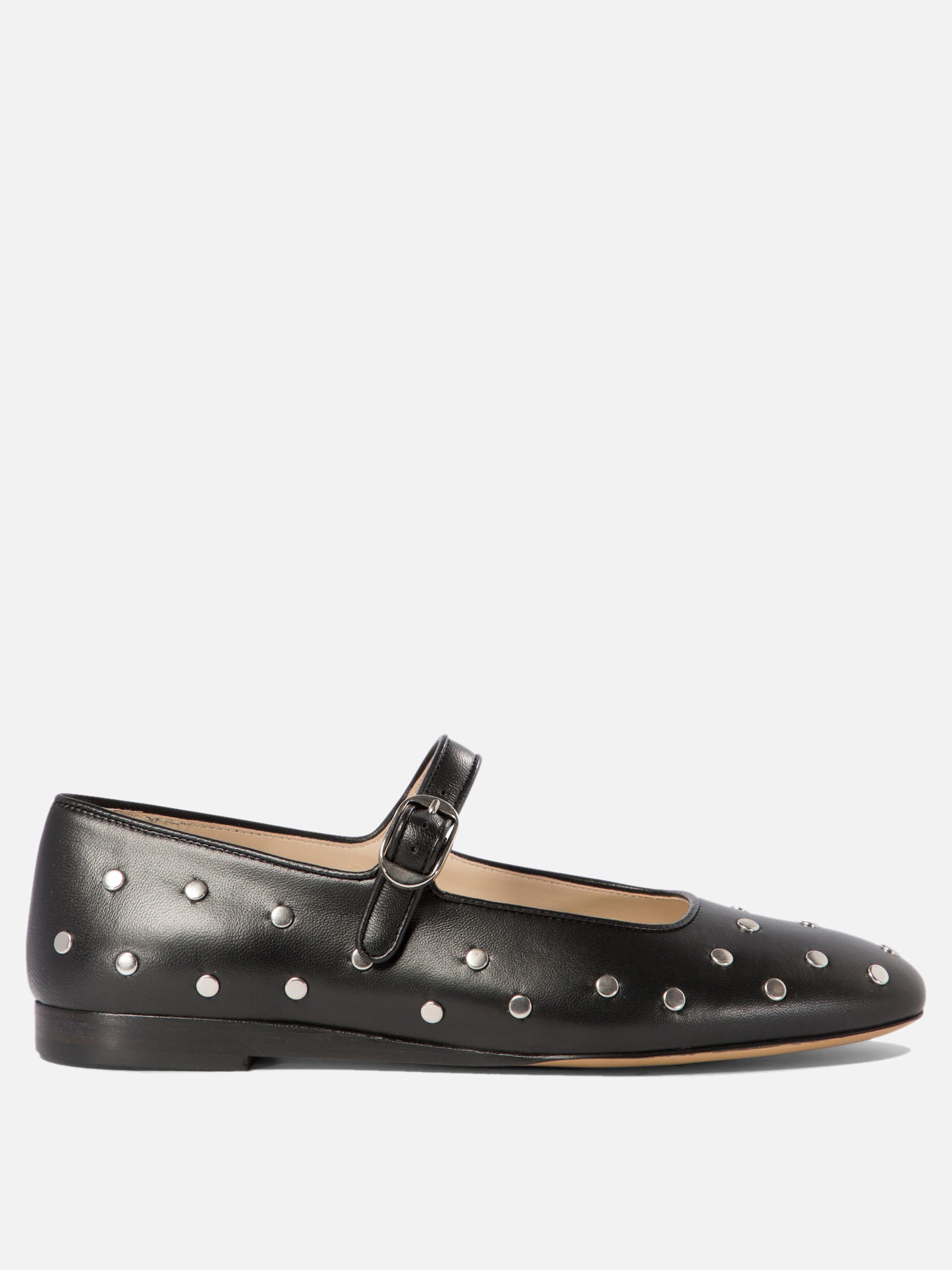 Mary Jane studded ballet flats