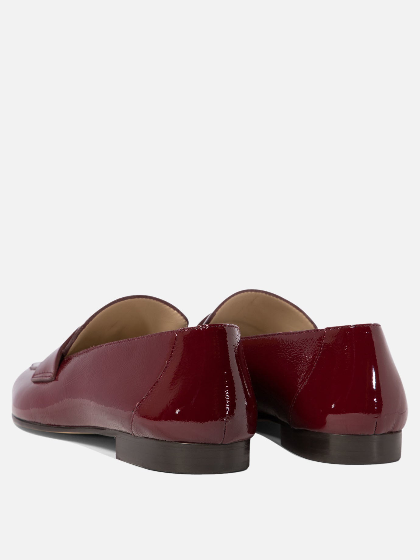 Patent leather loafers