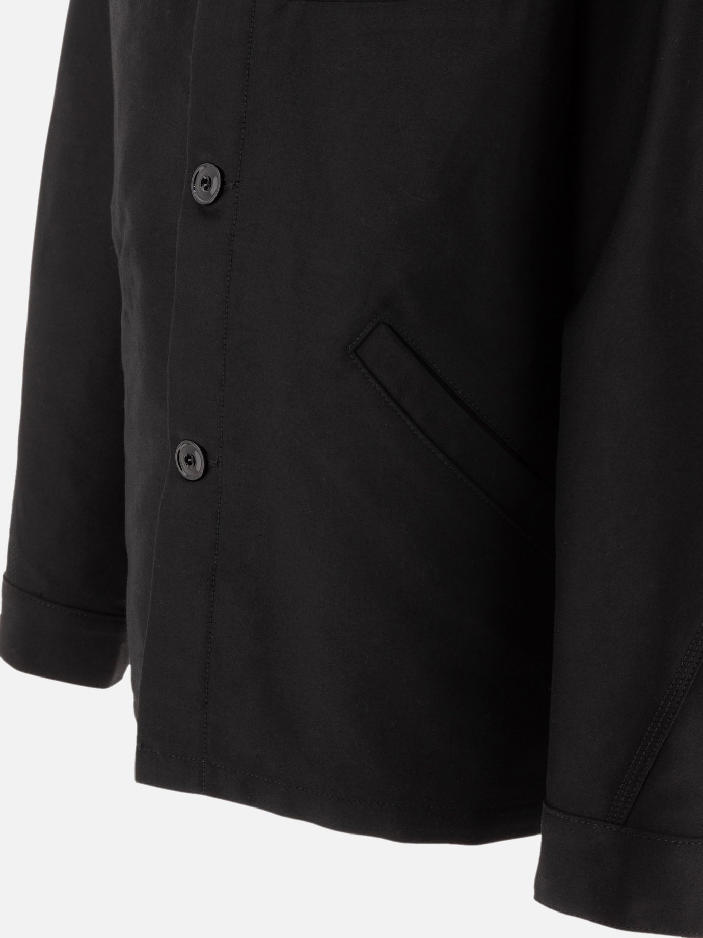 Lemaire "Workwear" overshirt Black