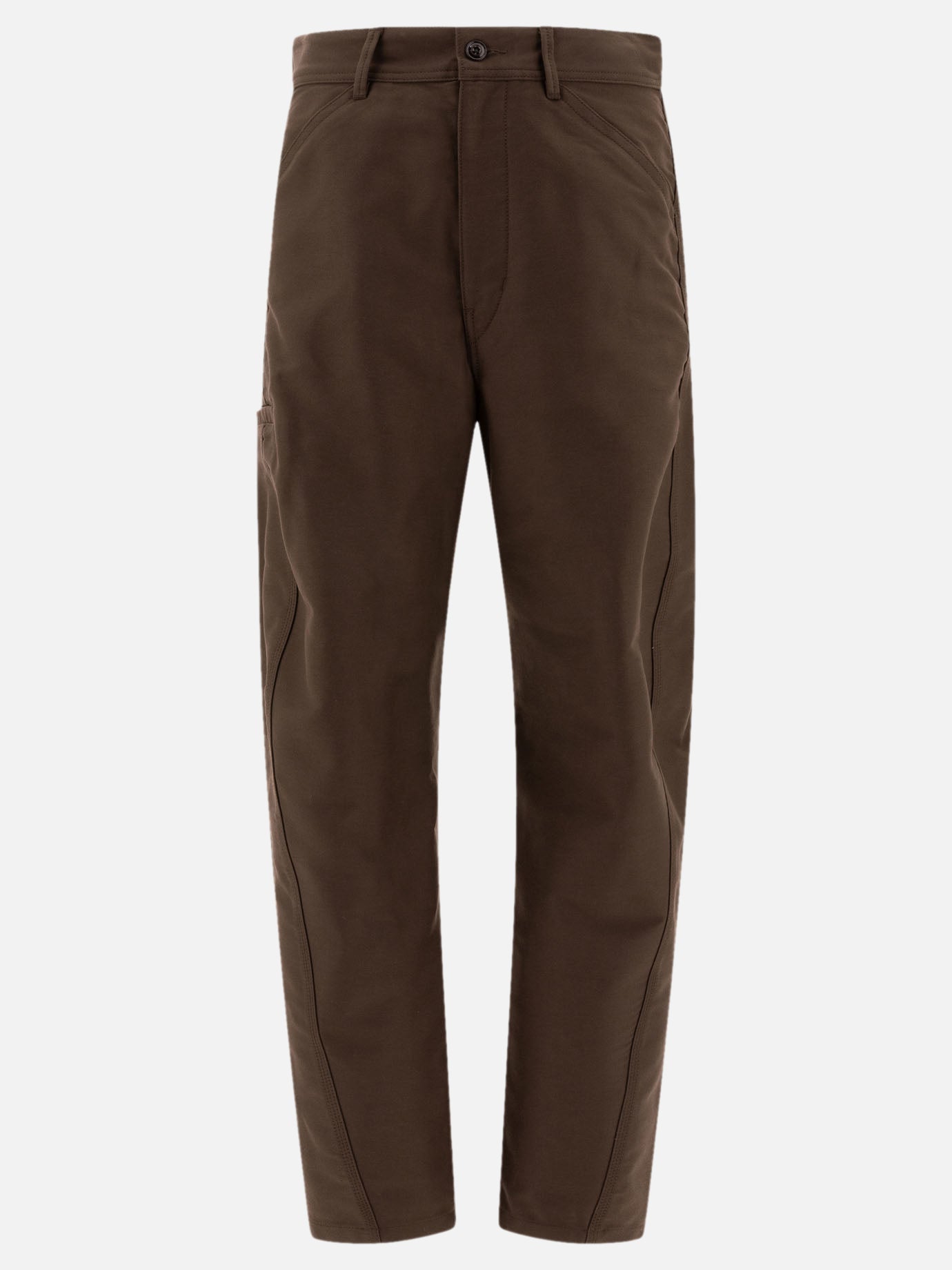 Lemaire "Twisted" trousers Brown