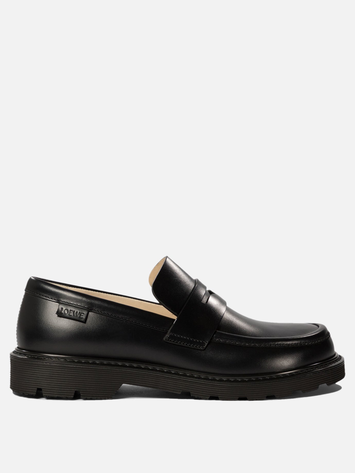 "Blaze" loafer in calfskin