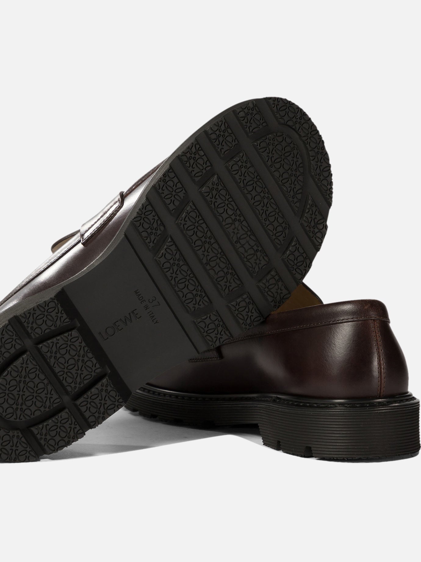 Loewe "Blaze" loafer in calfskin Brown