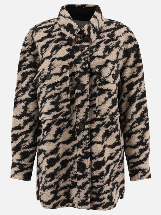 Overshirt jackets Print  Beige - Marant Étoile Women | PLP | VIETTI Online Store 
