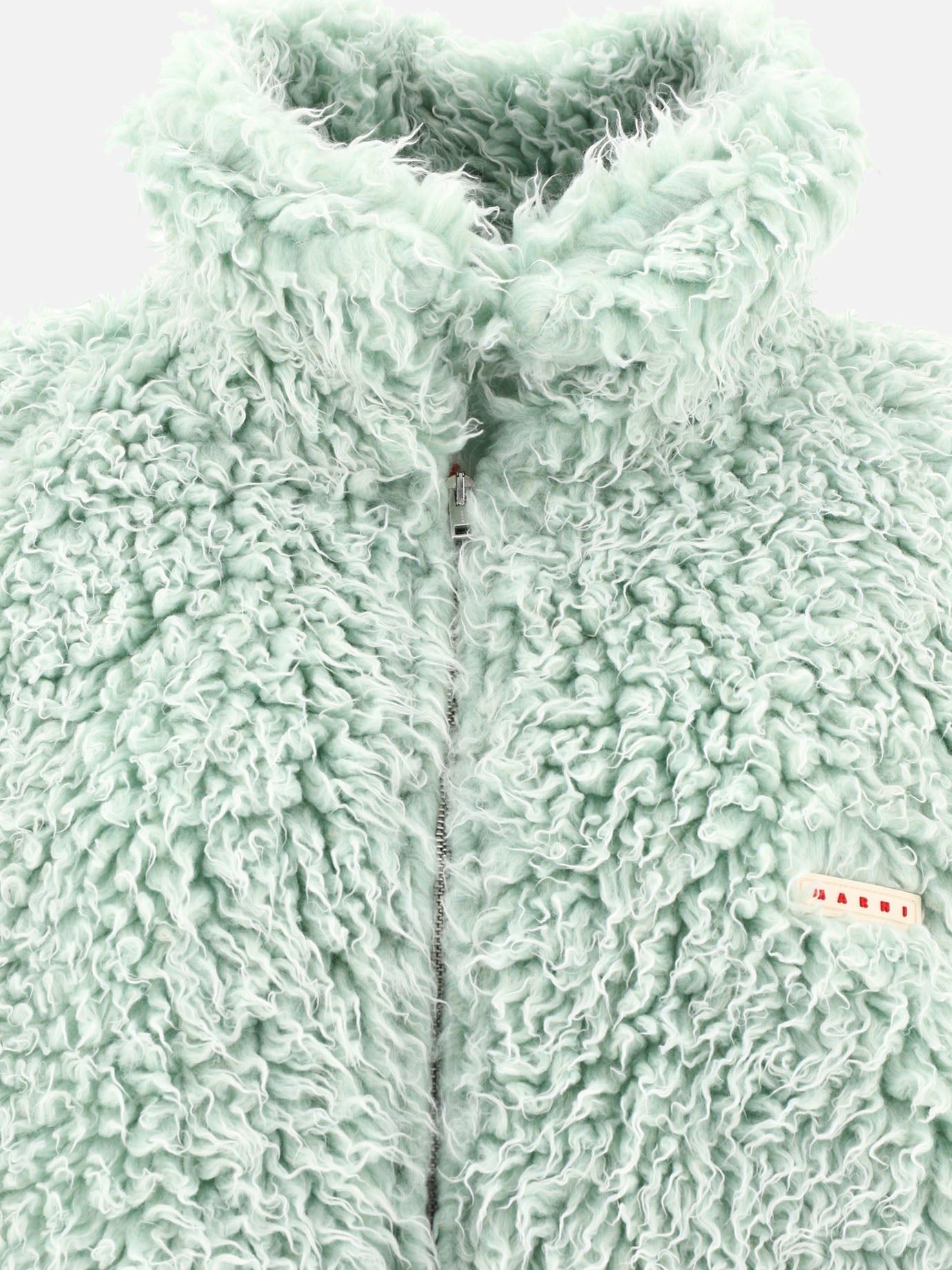 Shearling jackets Solid colour  Light blue - Marni Men | PDP | VIETTI Online Store | Zoom-Modal_3
