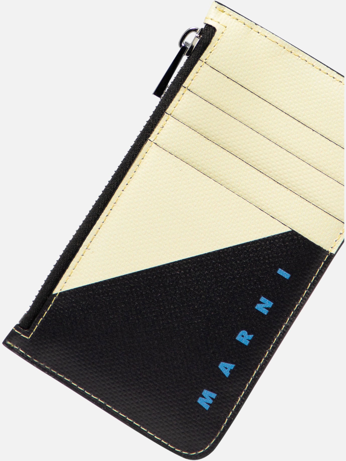 Marni "Tribeca" bicolour card holder Black