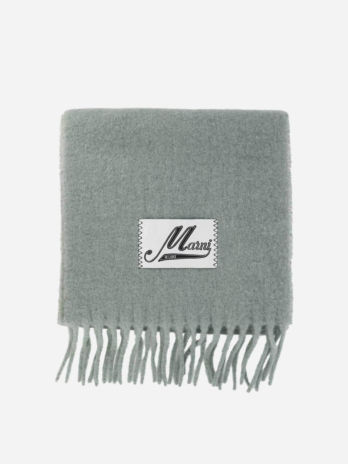 Marni Alpaca scarf Green