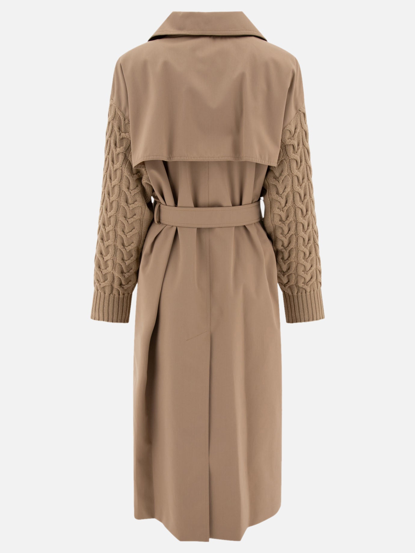 Raincoats & Trench coats Solid colour  Beige - Max Mara Women | PDP | VIETTI Online Store | thumbnail_2