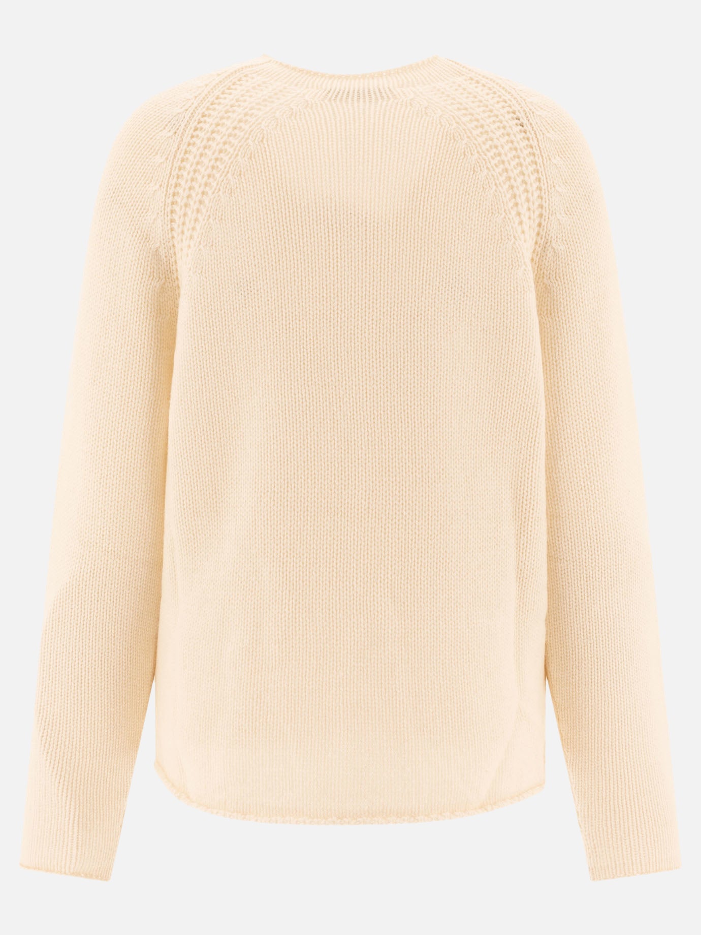 Max Mara "Pico" cashmere yarn sweater White