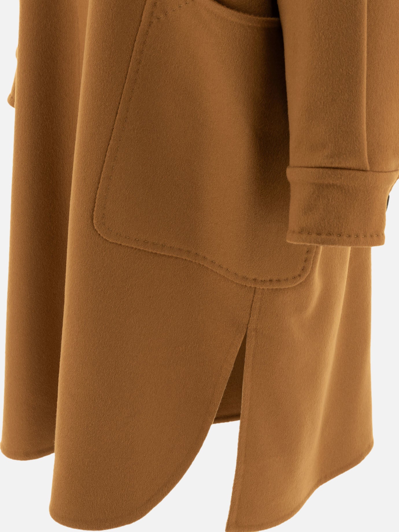 Max Mara Atelier Oversize coat in cashmere Brown