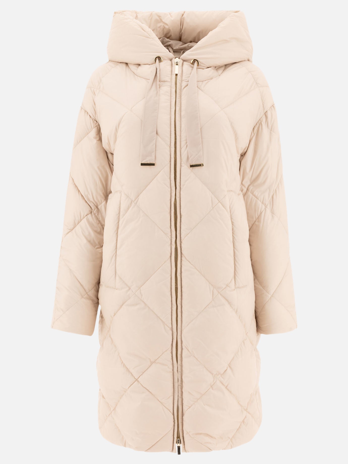 Down coats Solid colour  Beige - Max Mara The Cube Women | PDP | VIETTI Online Store | Zoom-Modal
