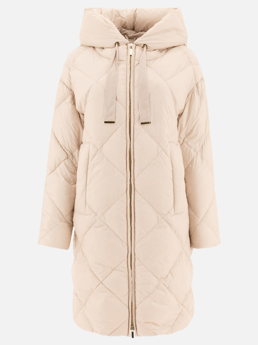 Down coats Solid colour  Beige - Max Mara The Cube Women | PLP | VIETTI Online Store 
