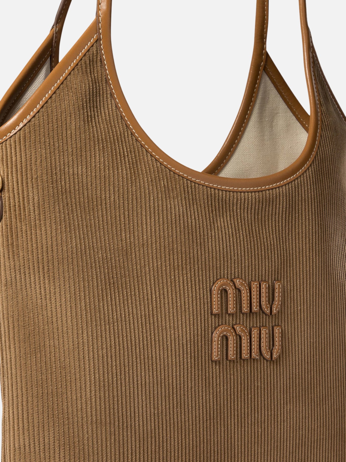 Miu Miu "IVY" shoulder bag Beige