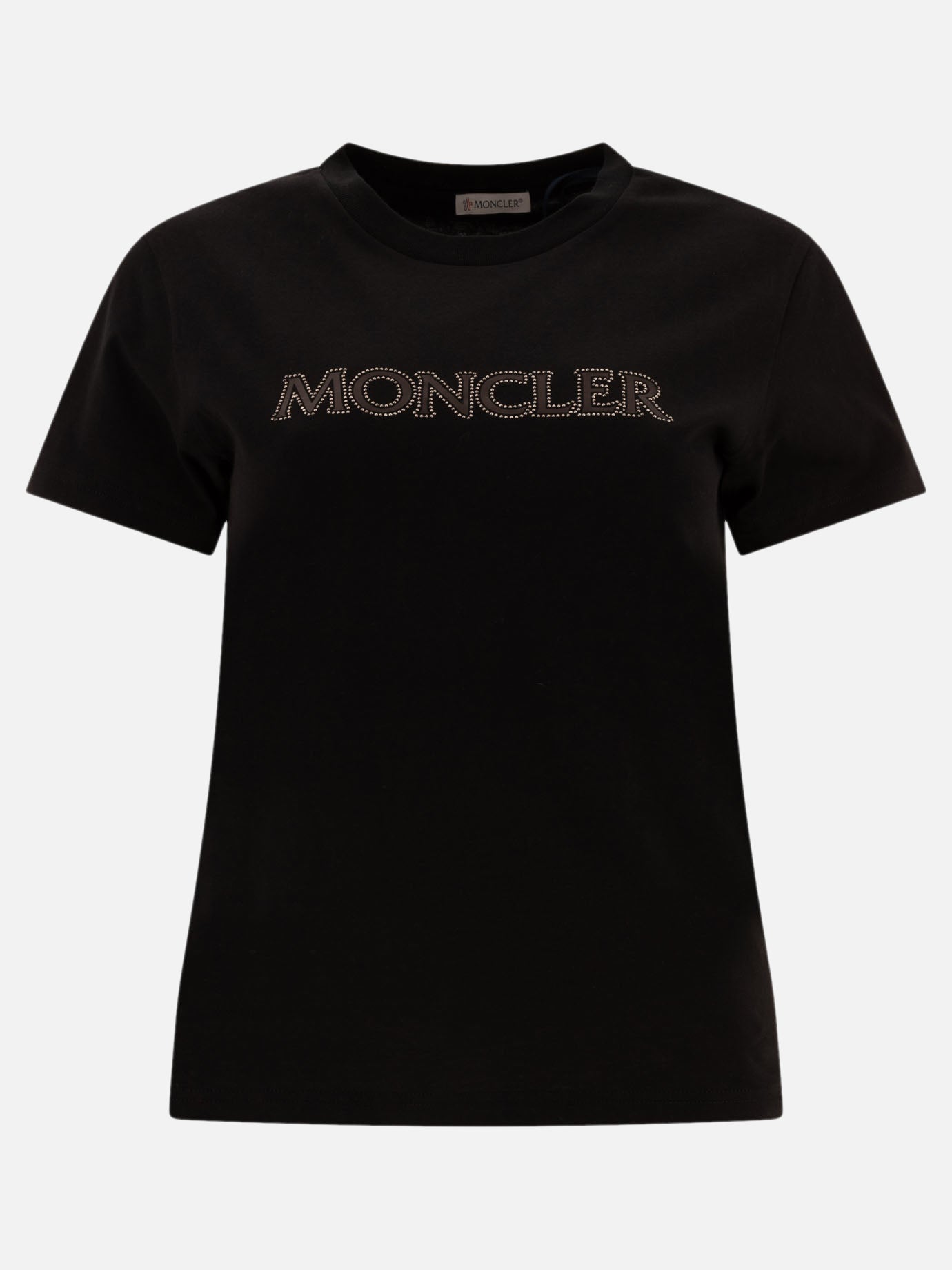 Moncler T-shirt with crystals Black