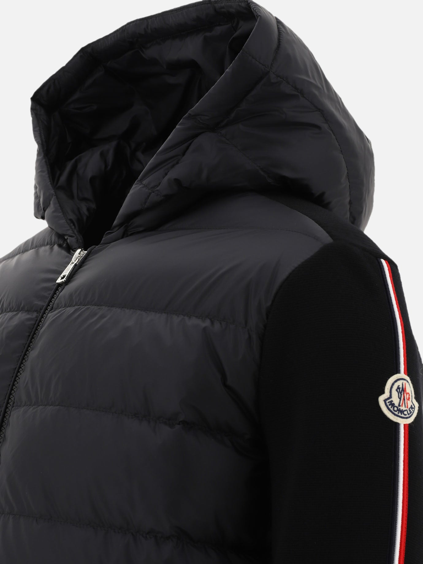 Down jackets Solid colour  Black - Moncler Men | PDP | VIETTI Online Store | thumbnail_4