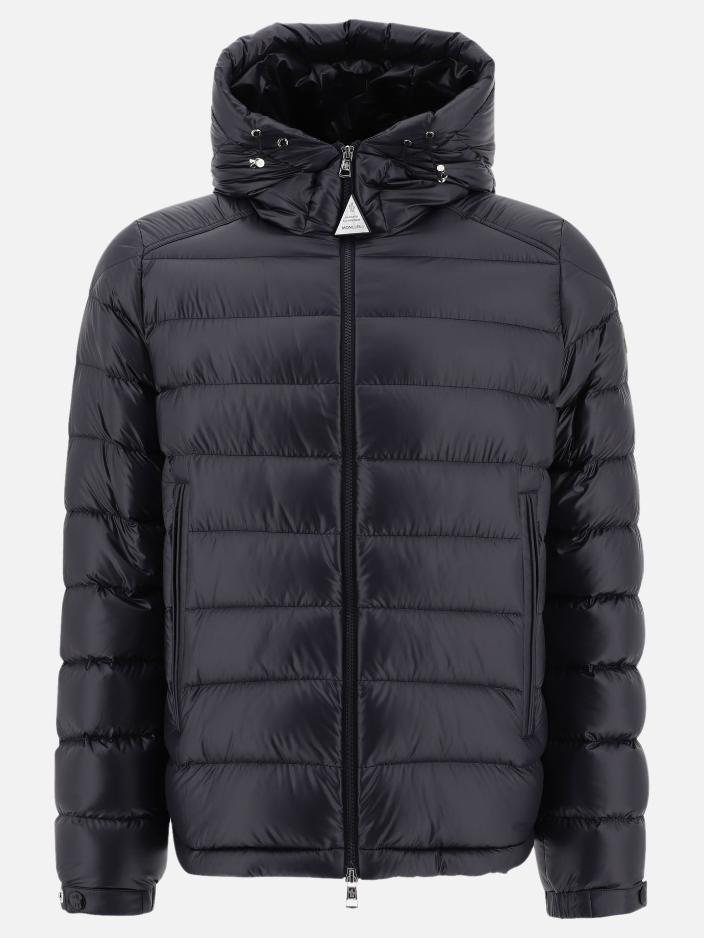 Down jackets Solid colour  Blue - Moncler Men | PDP | VIETTI Online Store | Zoom-Modal
