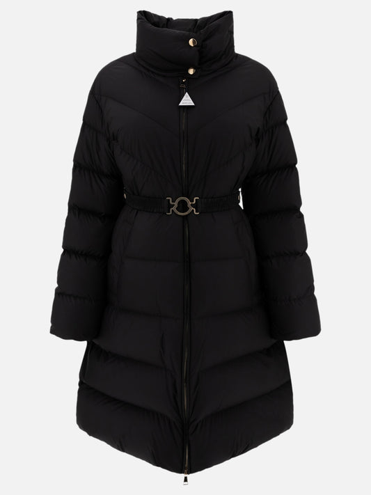 Down coats Solid colour  Black - Moncler Women | PLP | VIETTI Online Store 
