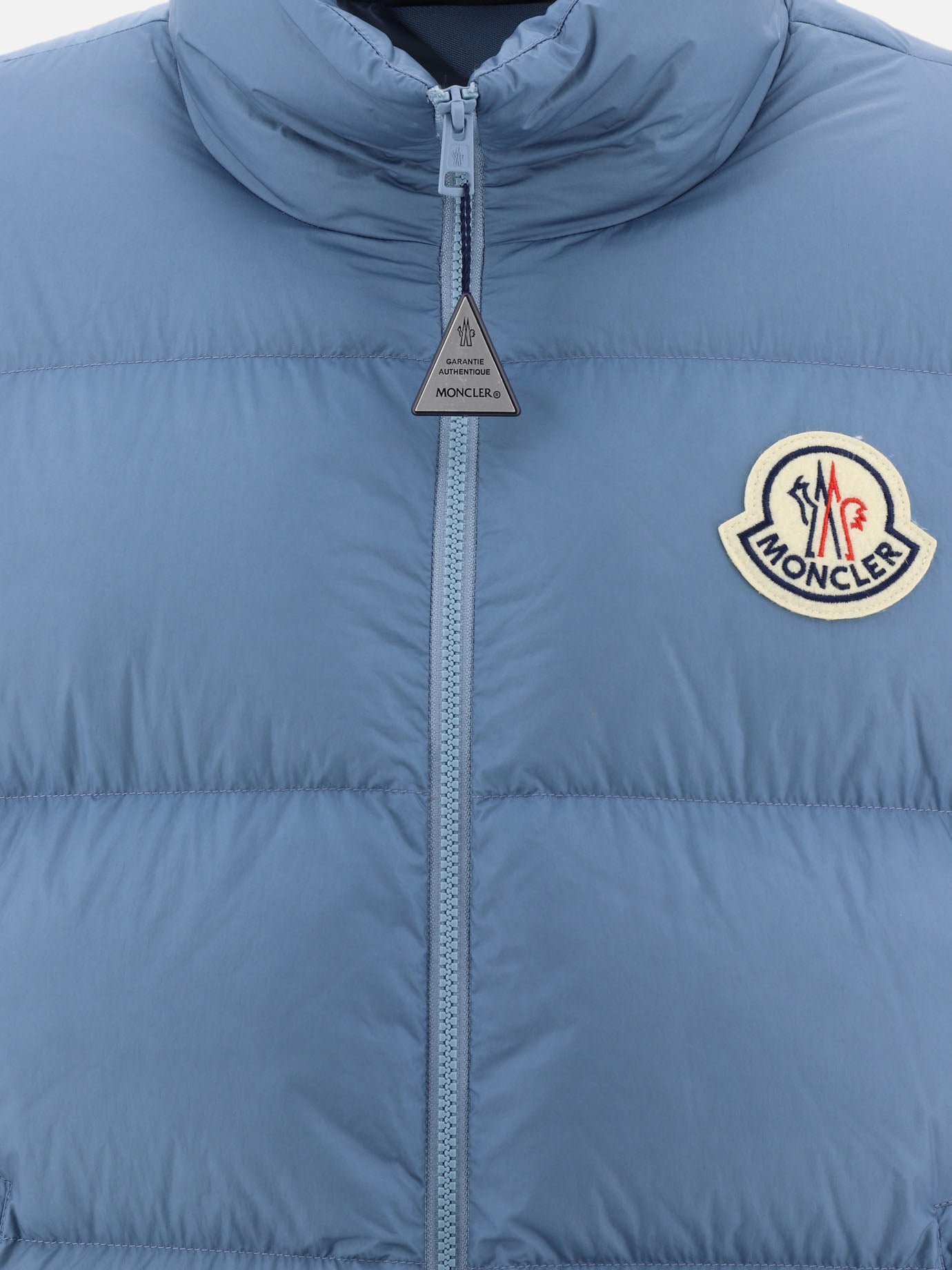 Down jackets Solid colour  Light blue - Moncler Men | PDP | VIETTI Online Store | Zoom-Modal_3
