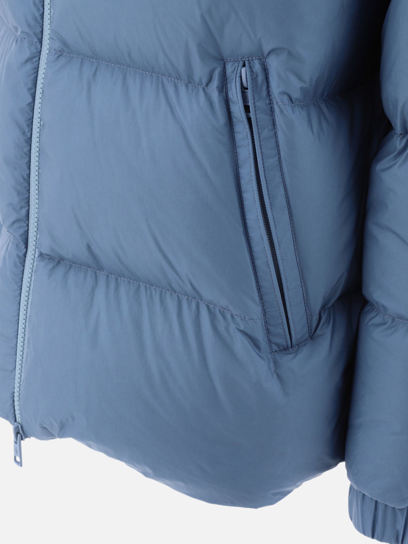 Down jackets Solid colour  Light blue - Moncler Men | PDP | VIETTI Online Store | Zoom-Modal_4
