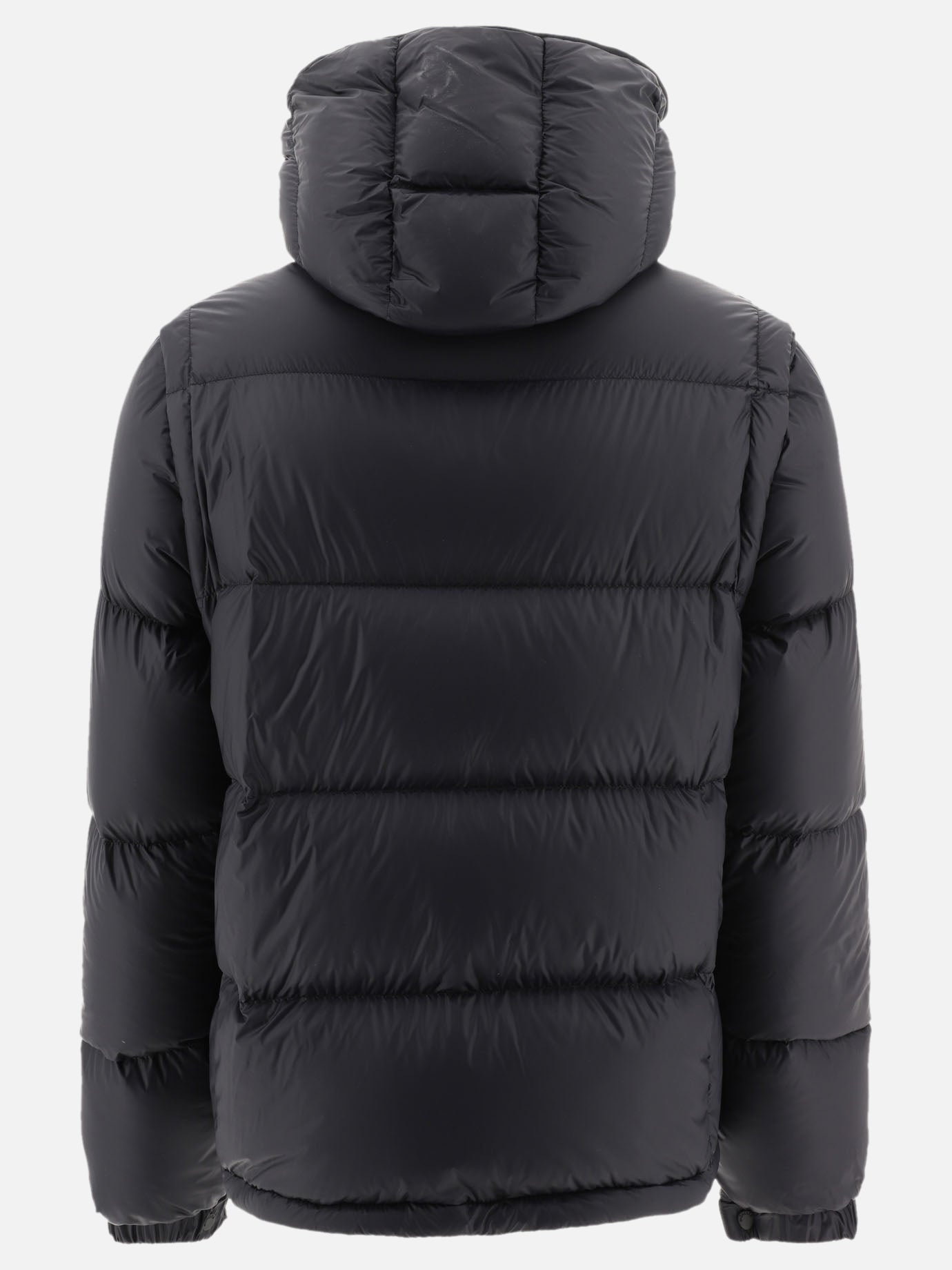 Down jackets Solid colour  Blue - Moncler Men | PDP | VIETTI Online Store | thumbnail_2
