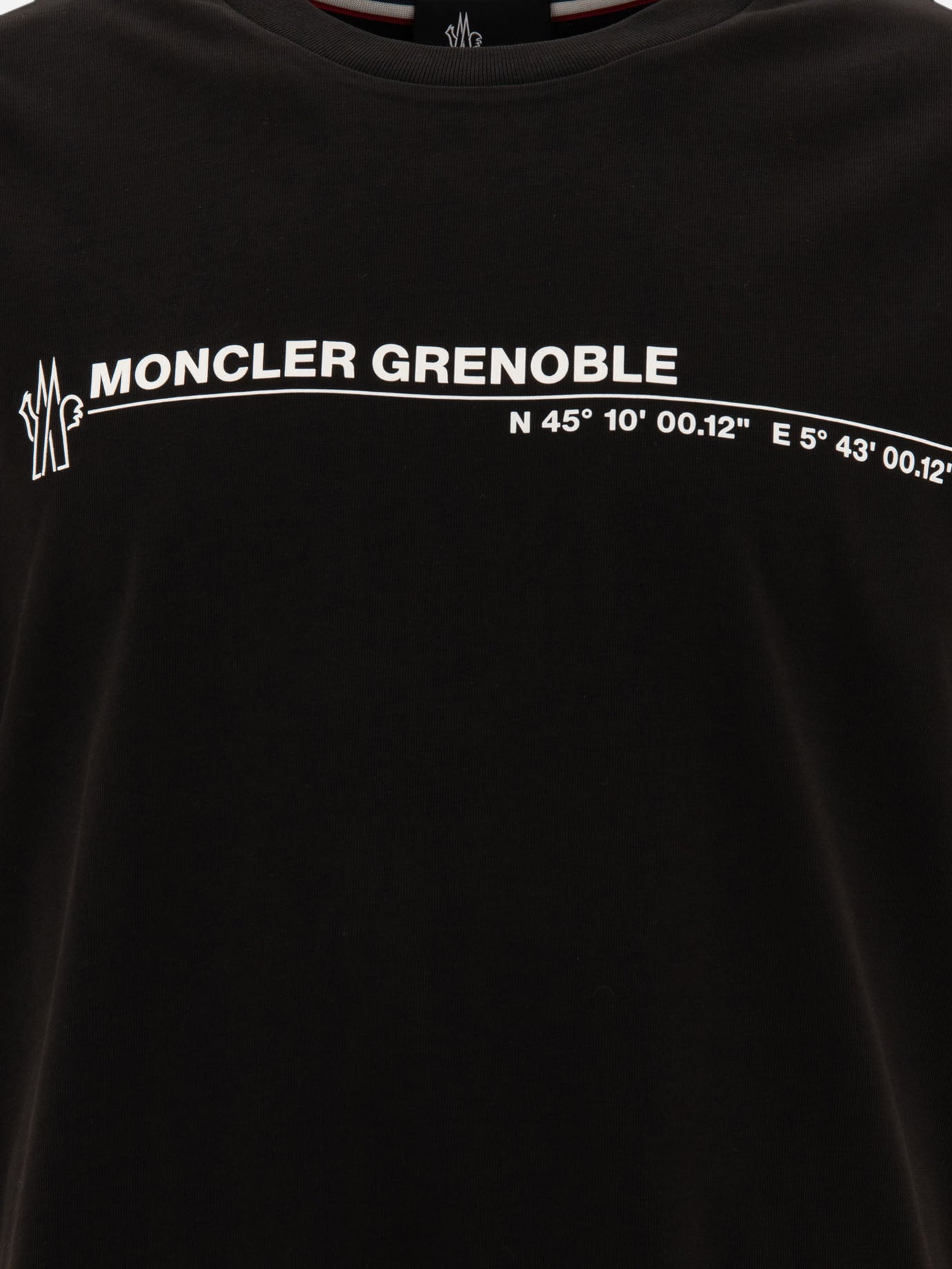 Moncler Grenoble T-shirt with logo Black