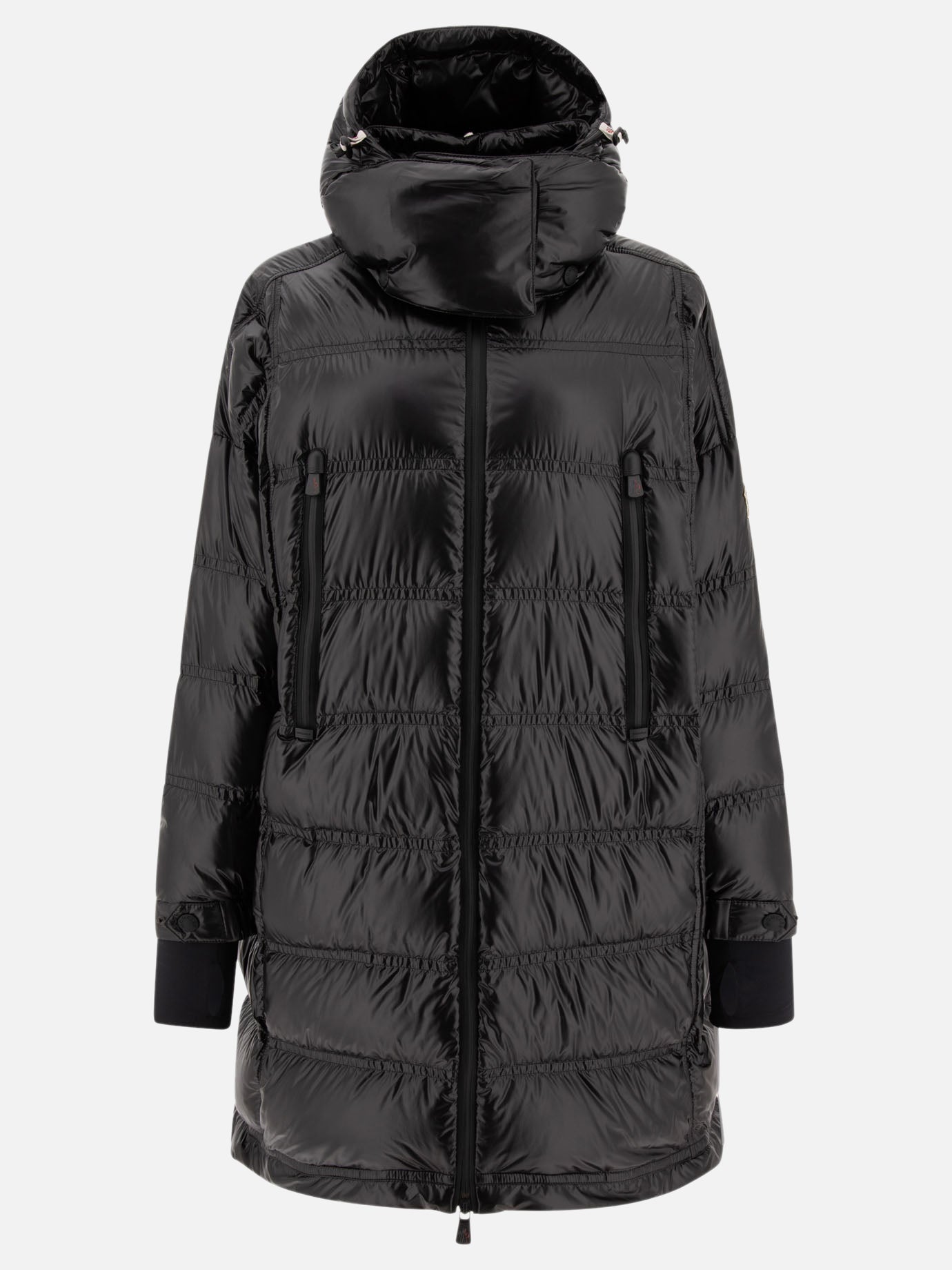 Down coats Solid colour  Black - Moncler Grenoble Women | PDP | VIETTI Online Store | Zoom-Modal
