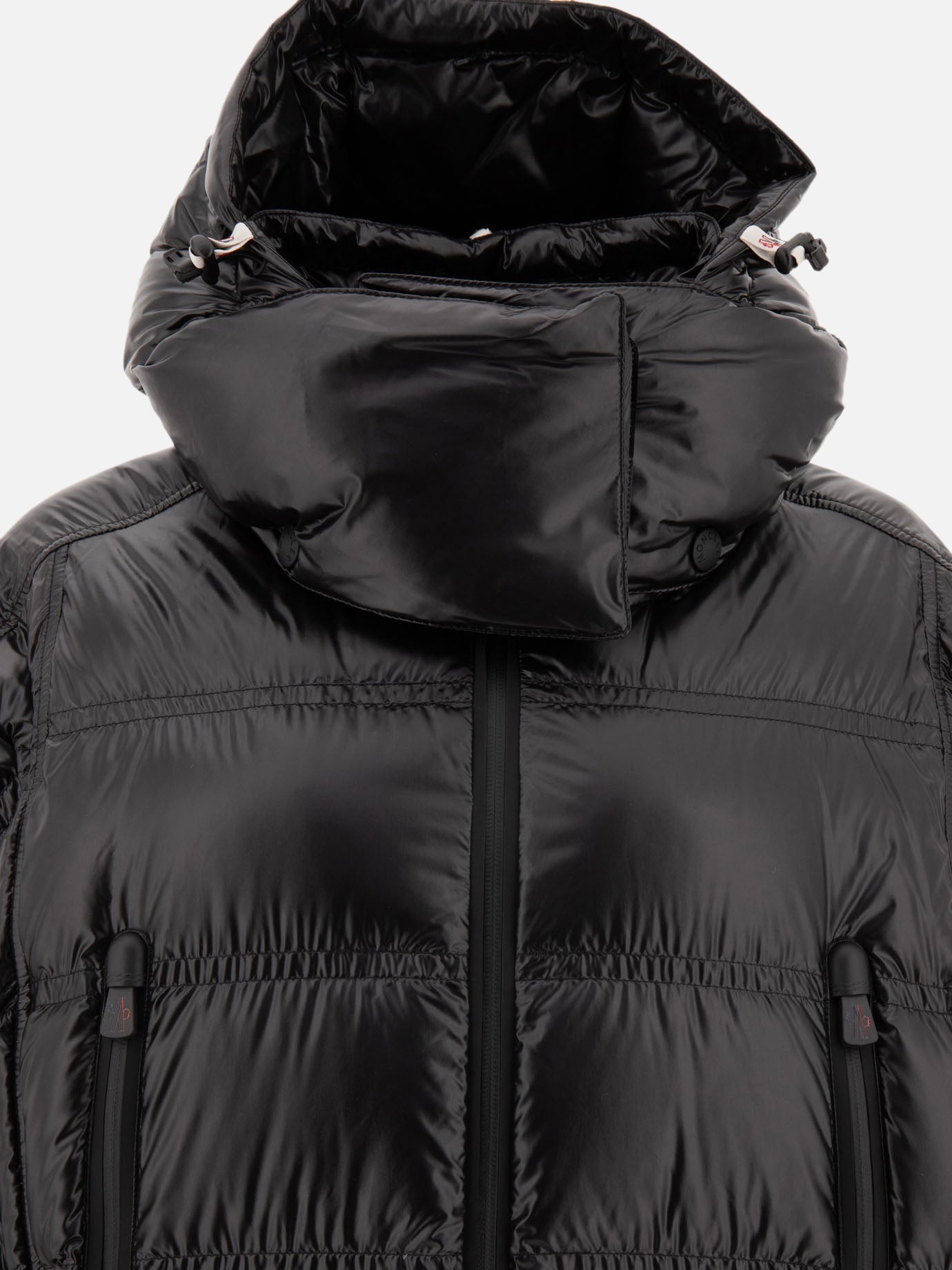 Down coats Solid colour  Black - Moncler Grenoble Women | PDP | VIETTI Online Store | thumbnail_3