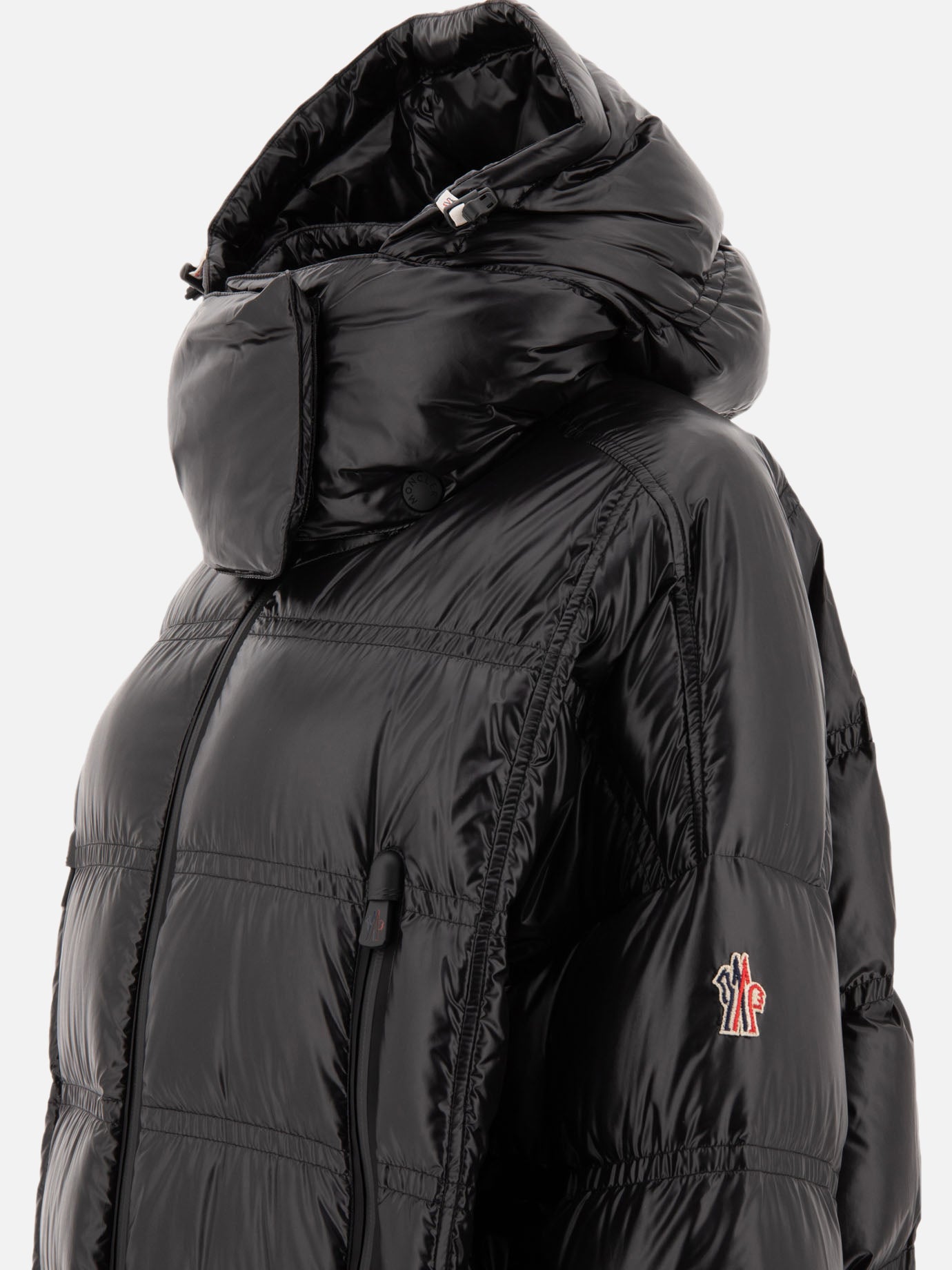 Down coats Solid colour  Black - Moncler Grenoble Women | PDP | VIETTI Online Store | Zoom-Modal_4
