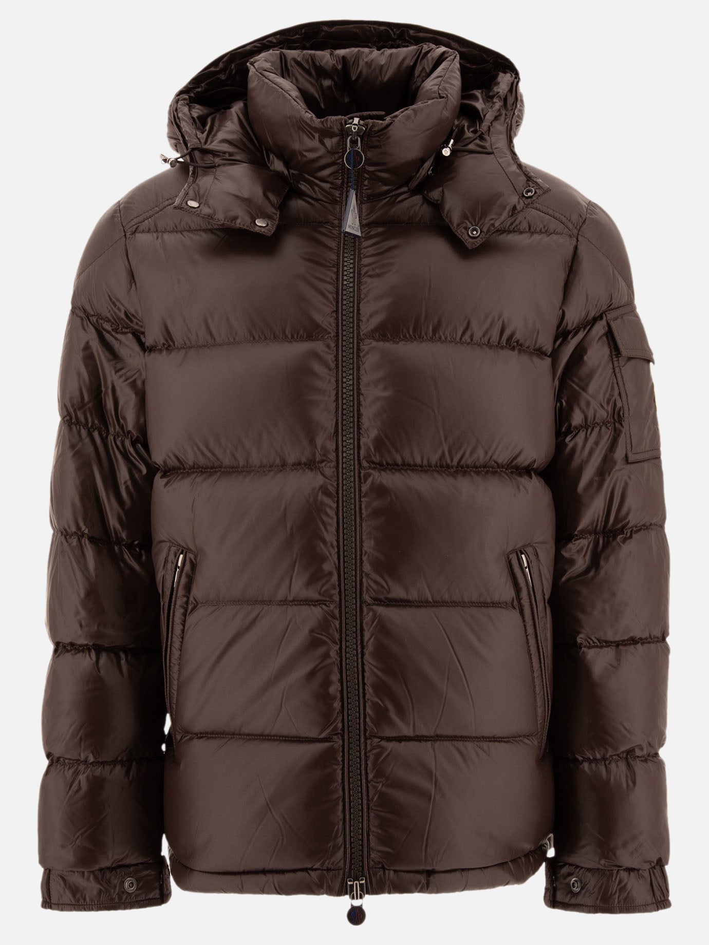 Moncler "Maya" down jacket Brown