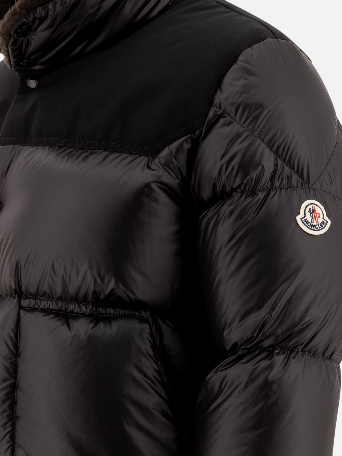Down jackets Solid colour  Black - Moncler Men | PDP | VIETTI Online Store | thumbnail_4