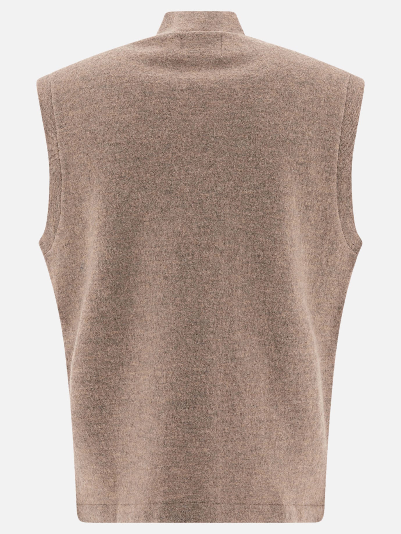 Boiled wool vest