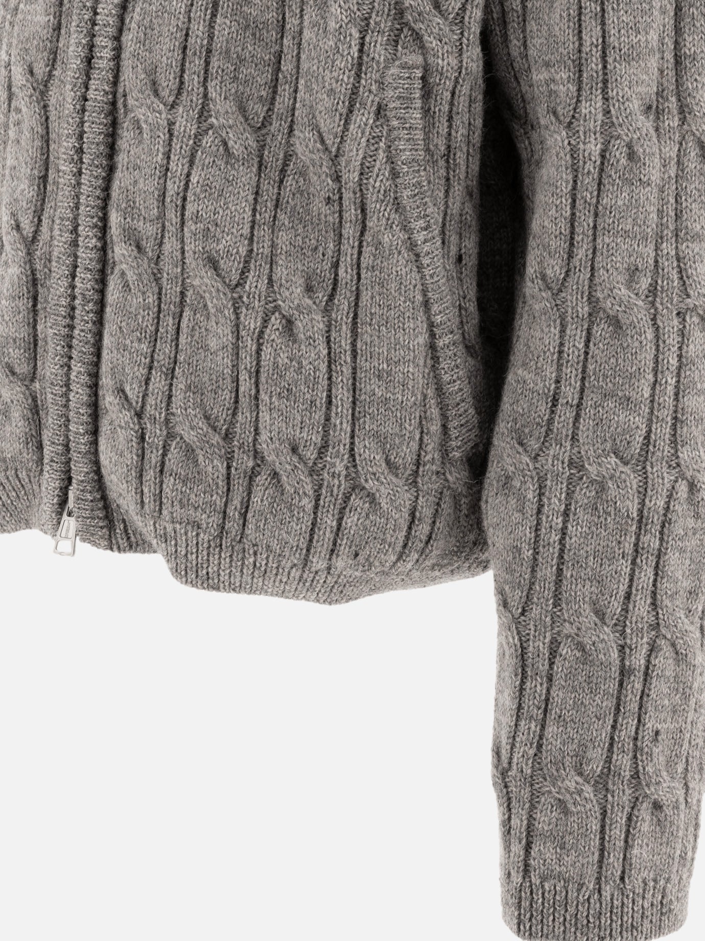 Our Legacy "Level" cable-knit sweater Grey