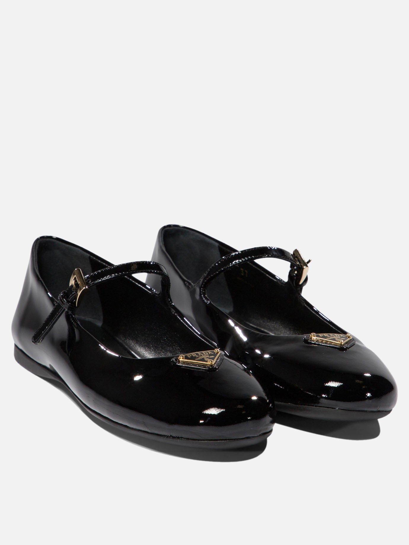 Patent leather ballet flats