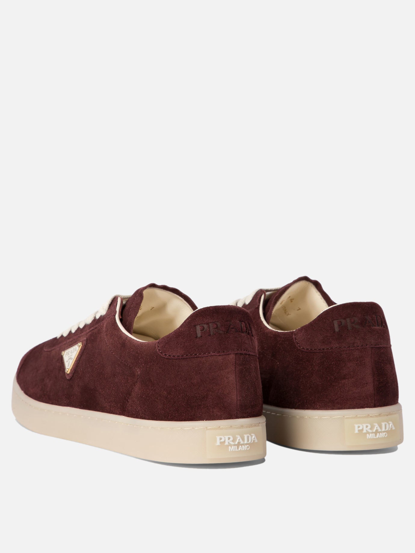 Prada "Lane" sneakers Bordeaux