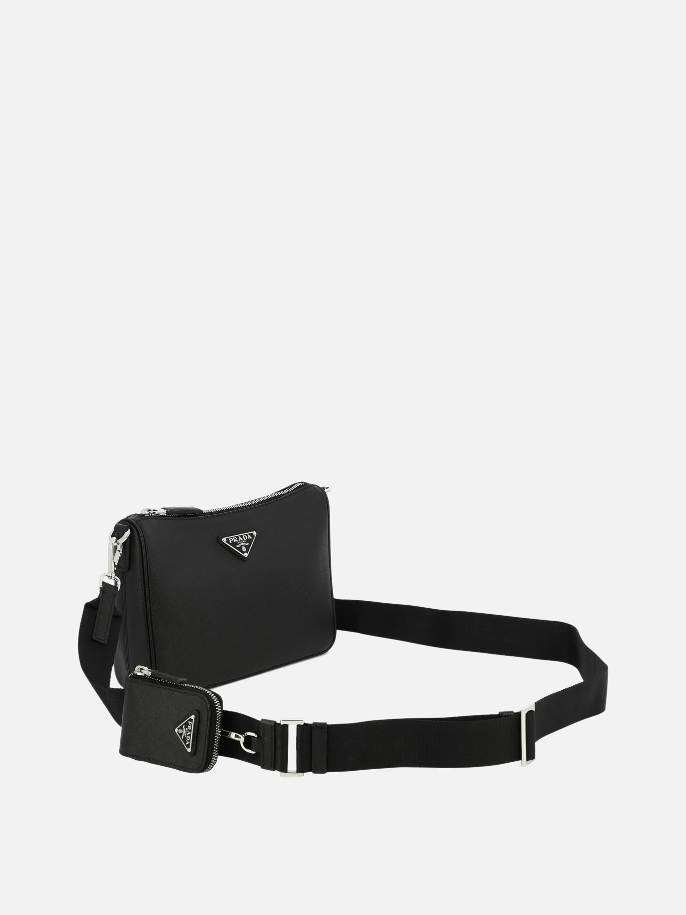 Saffiano leather crossbody bag