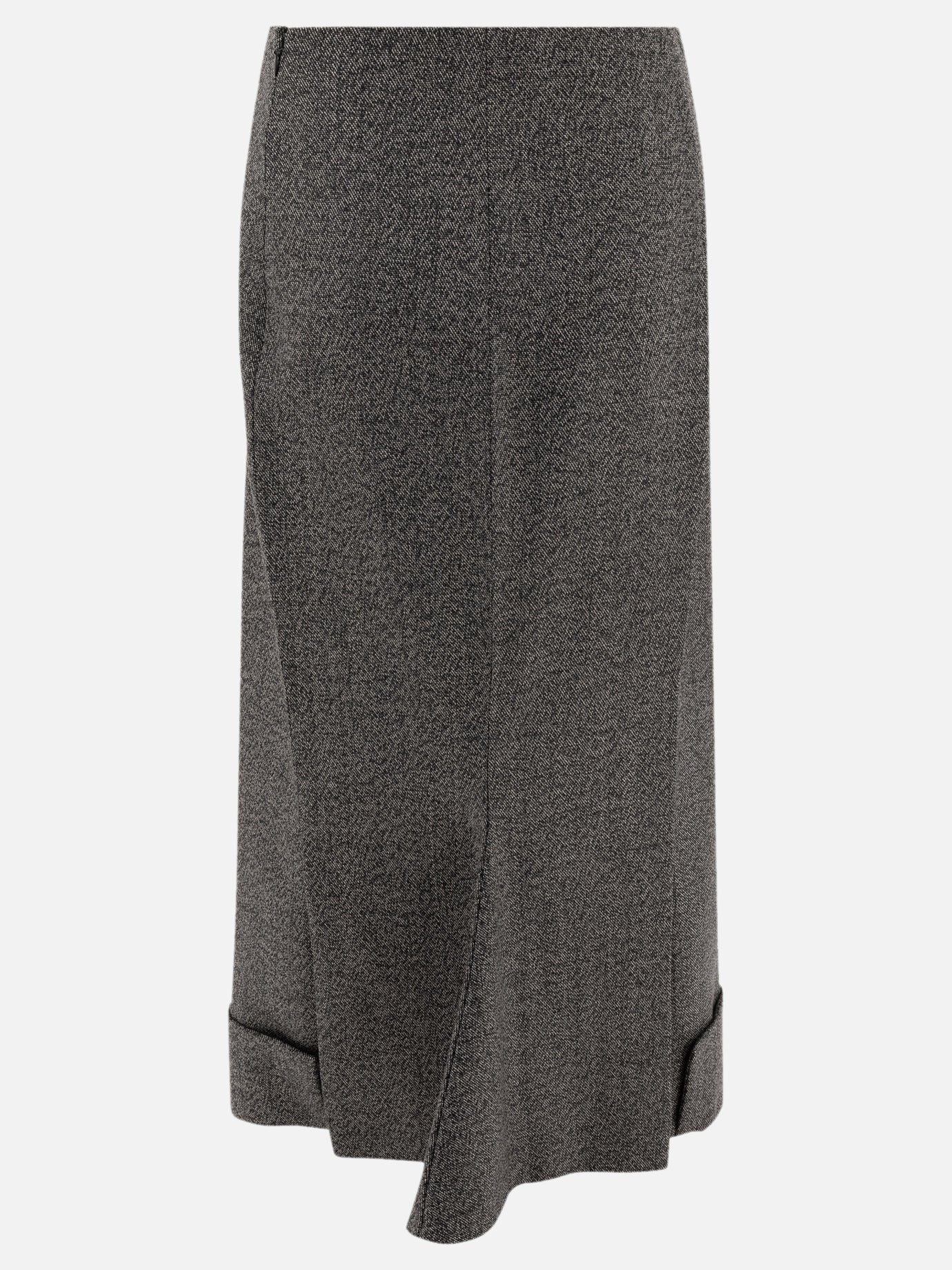 Prada Mouliné maxi-skirt Black