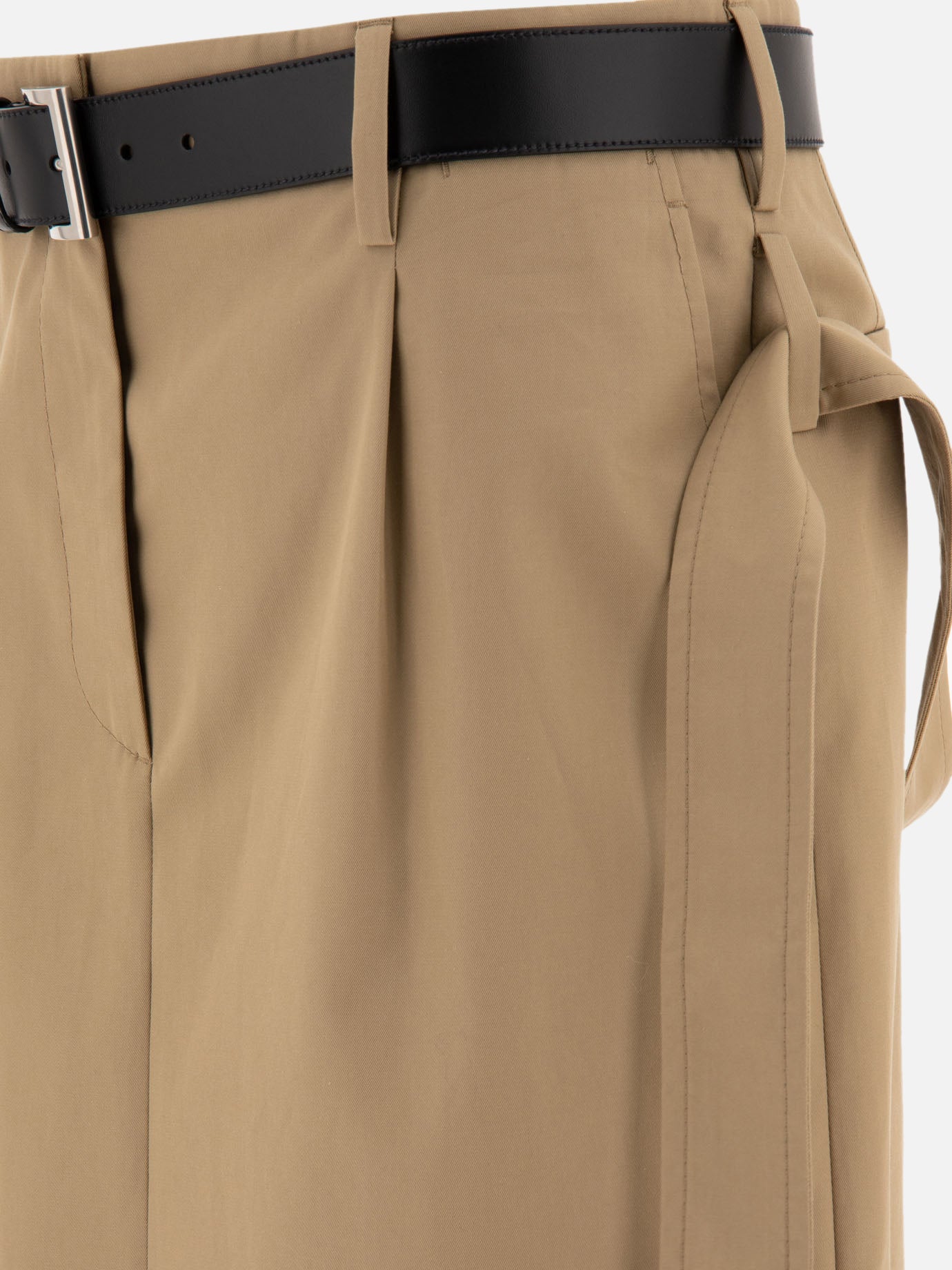 Cotton twill skirt