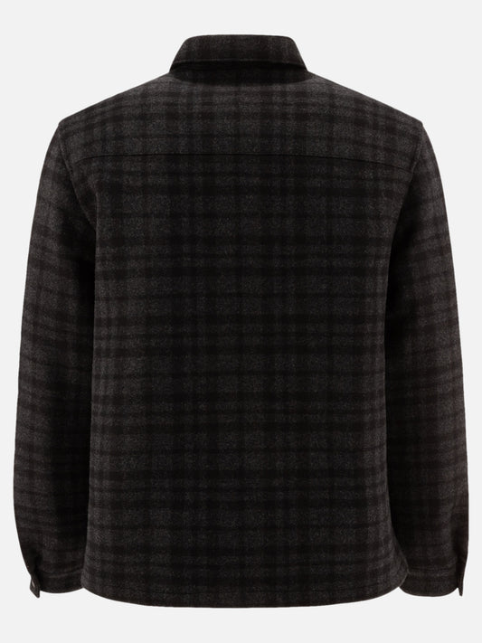 Quilted & Utility Jackets Check  Grey - Prada Men | PLP | VIETTI Online Store | 2
