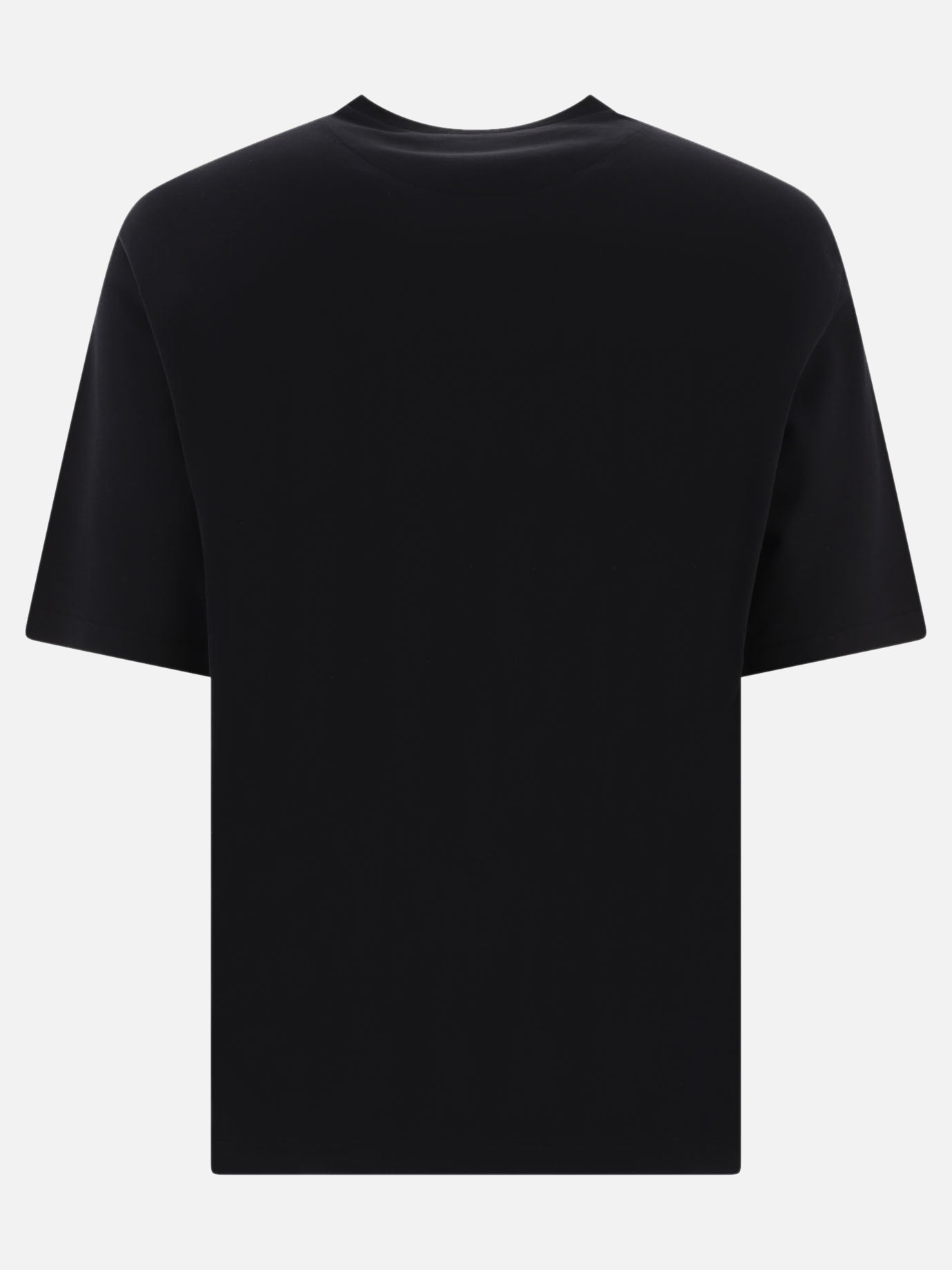 Prada T-shirt with triangle logo UJN861 S 232 | VIETTI Prada T-shirt with triangle logo UJN861 S 232 | VIETTI