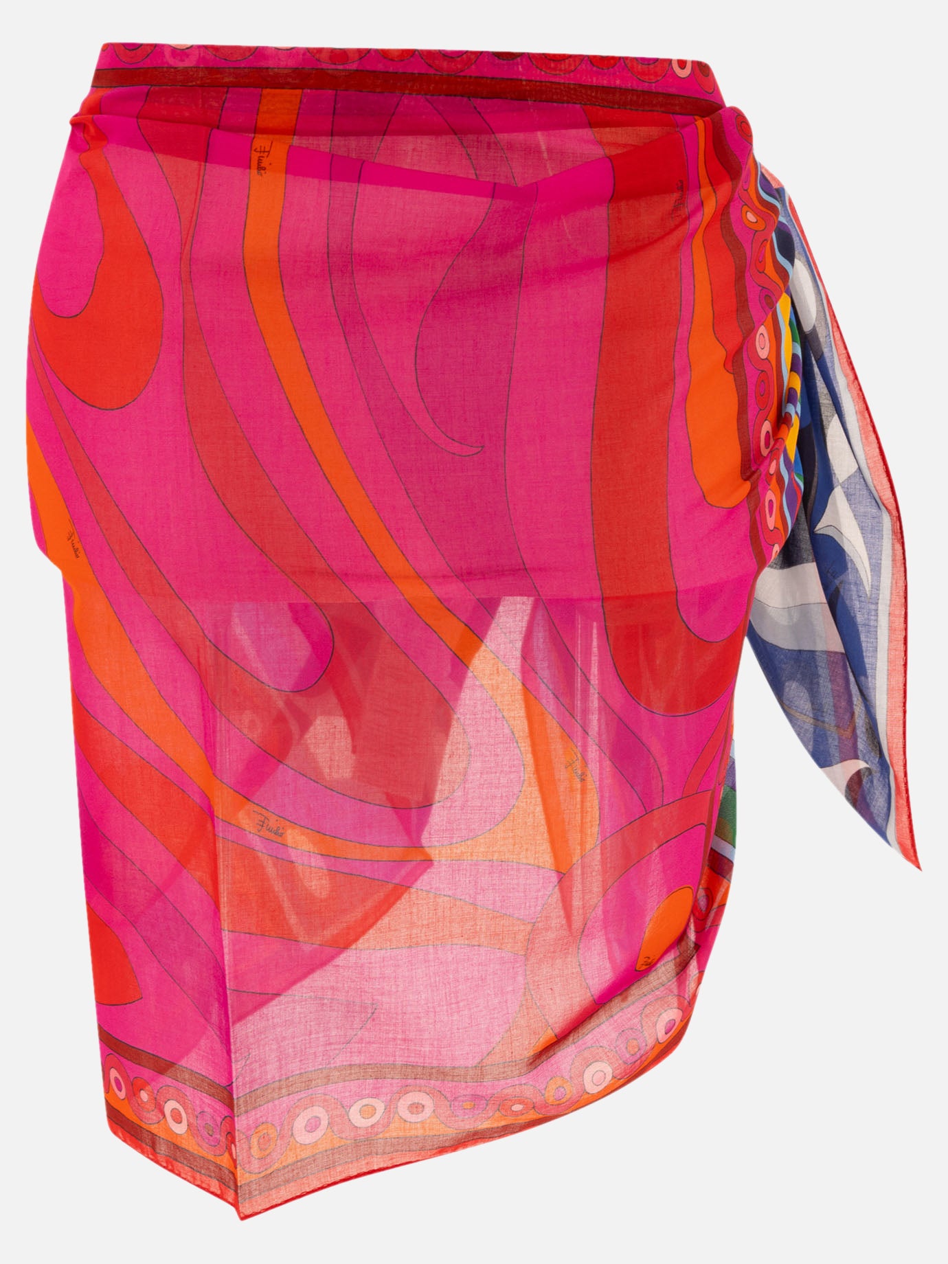 Beach dresses 100% cotton  Blue - Pucci Women | PDP | VIETTI Online Store | Zoom-Modal_2
