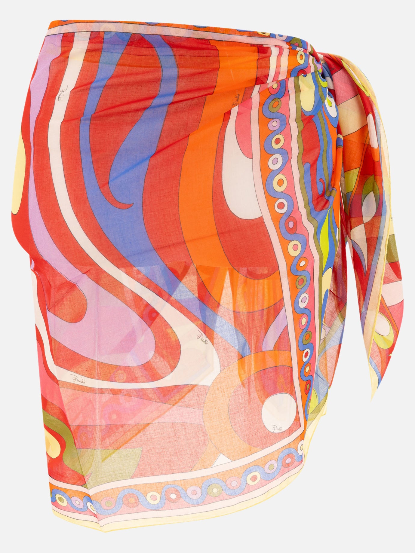 Beach dresses 100% cotton  Red - Pucci Women | PDP | VIETTI Online Store | thumbnail_2
