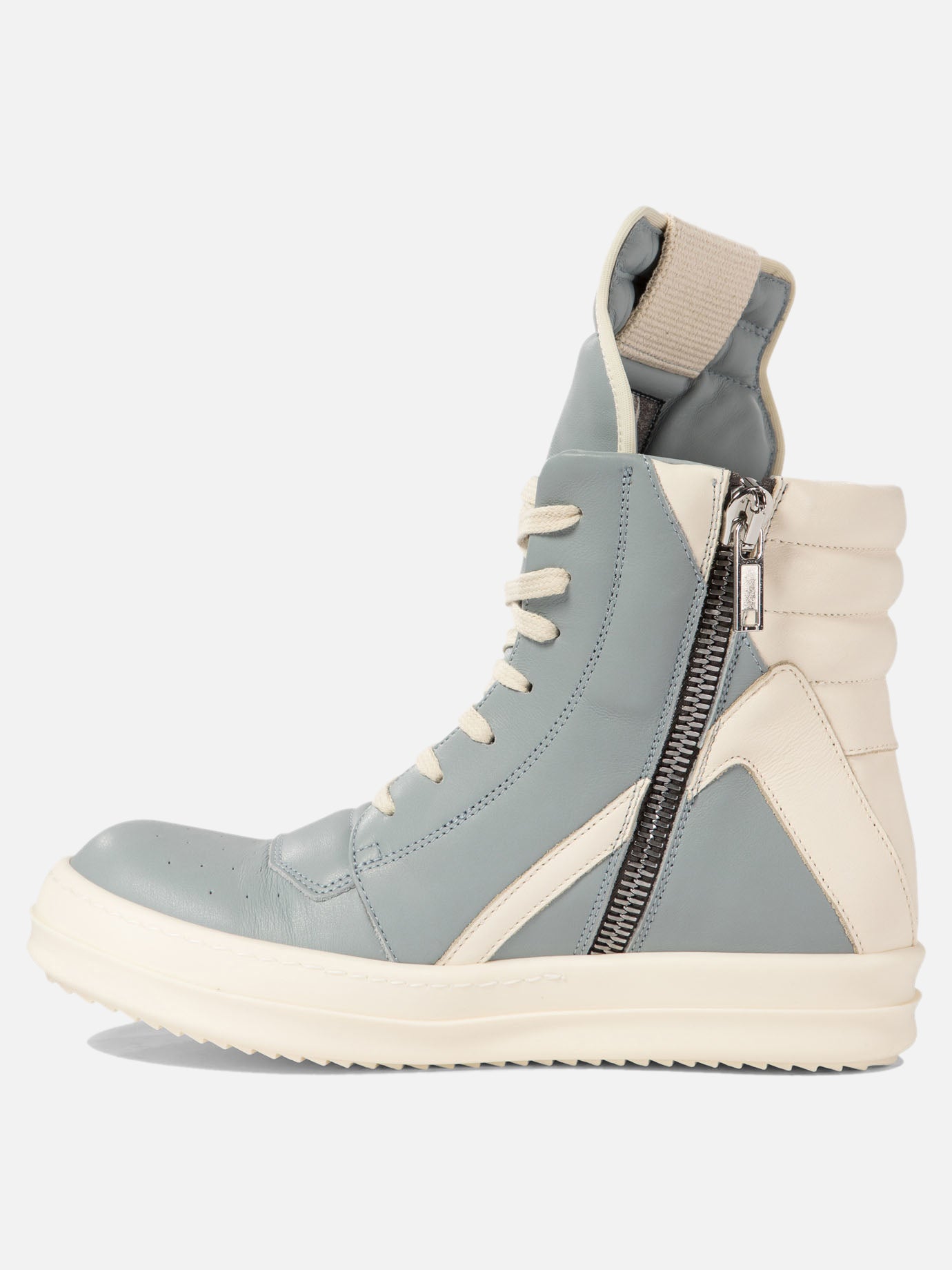 High top sneakers 100% calf leather - 100% rubber  Light blue - Rick Owens Women | PDP | VIETTI Online Store | Zoom-Modal_3
