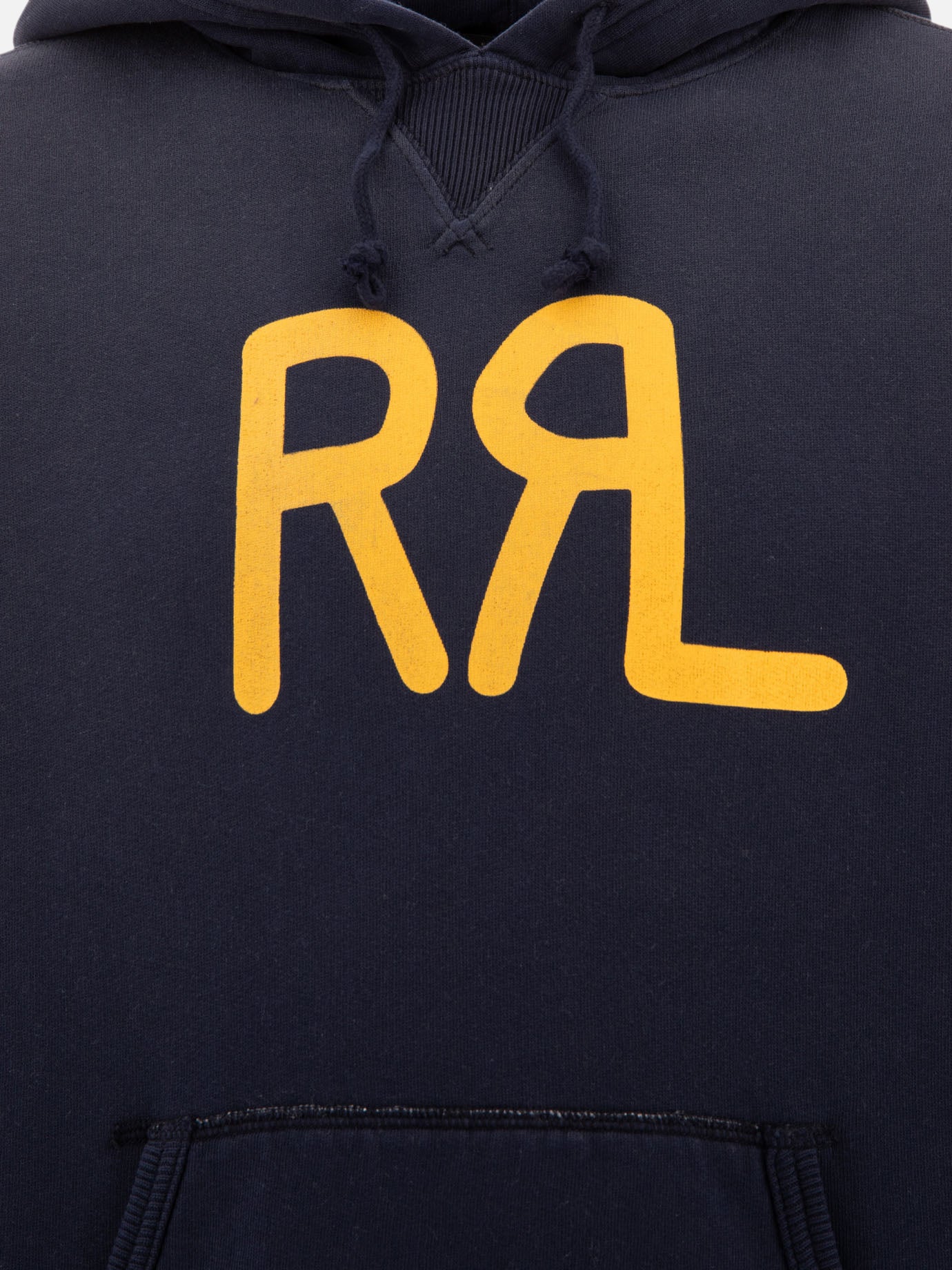 RRL by Ralph Lauren "RRL" printed hoodie Blue