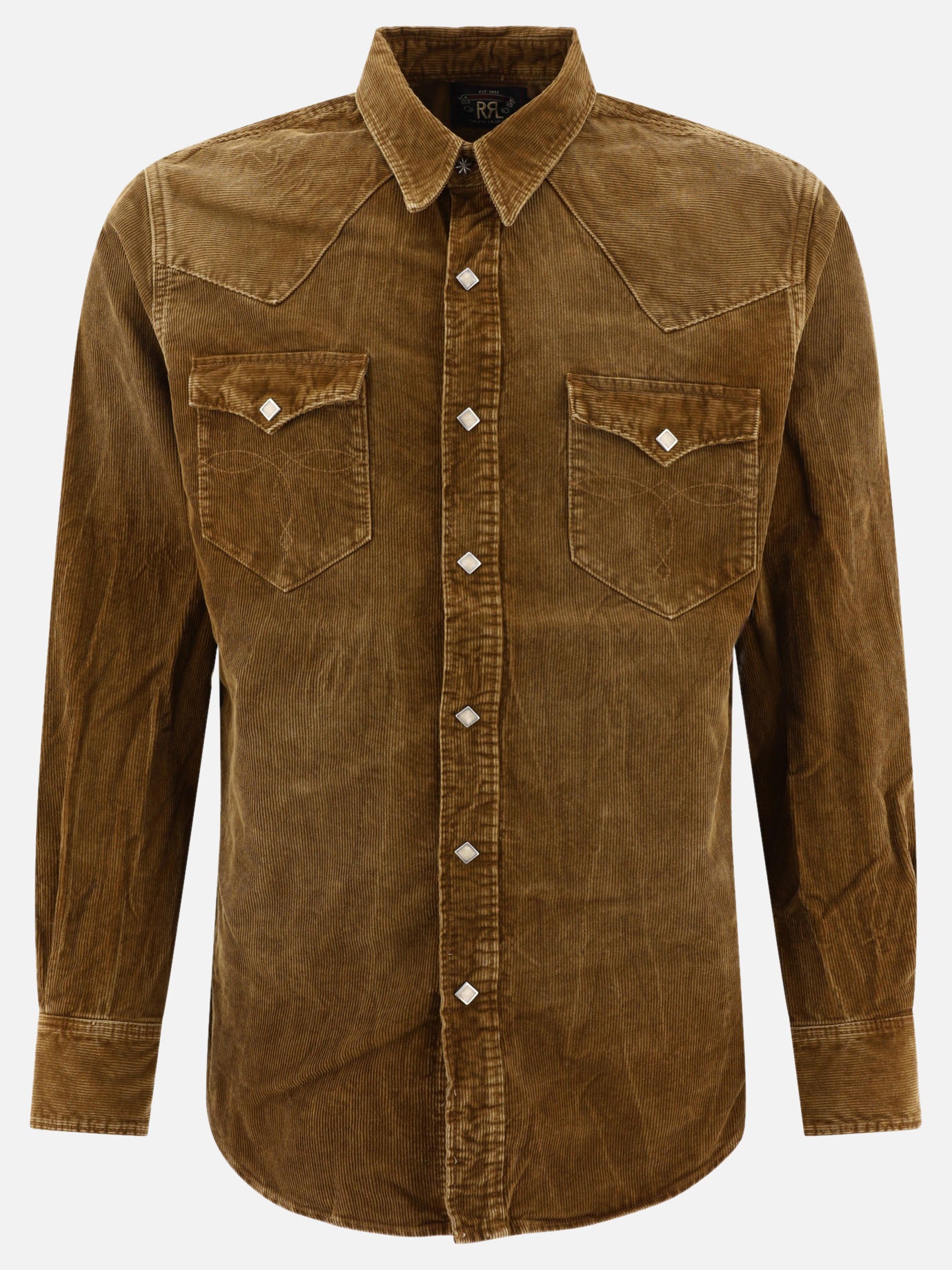 Corduroy western shirt