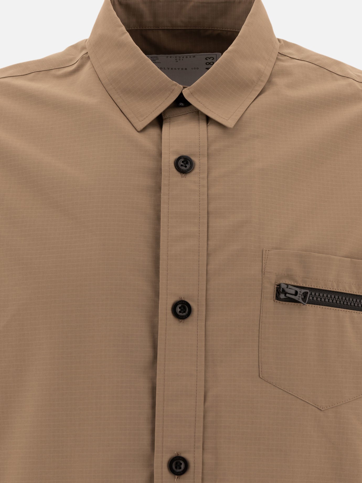 Quilted & Utility Jackets Solid colour  Beige - Sacai Men | PDP | VIETTI Online Store | thumbnail_3