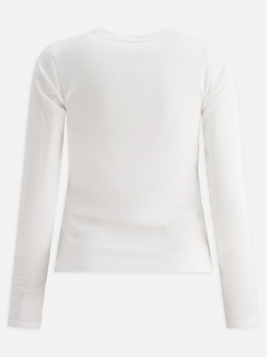 Crewneck t-shirts Solid colour  White - Saks Potts Women | PLP | VIETTI Online Store | 2
